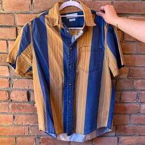 Men's Striped Short Sleeve Shirt